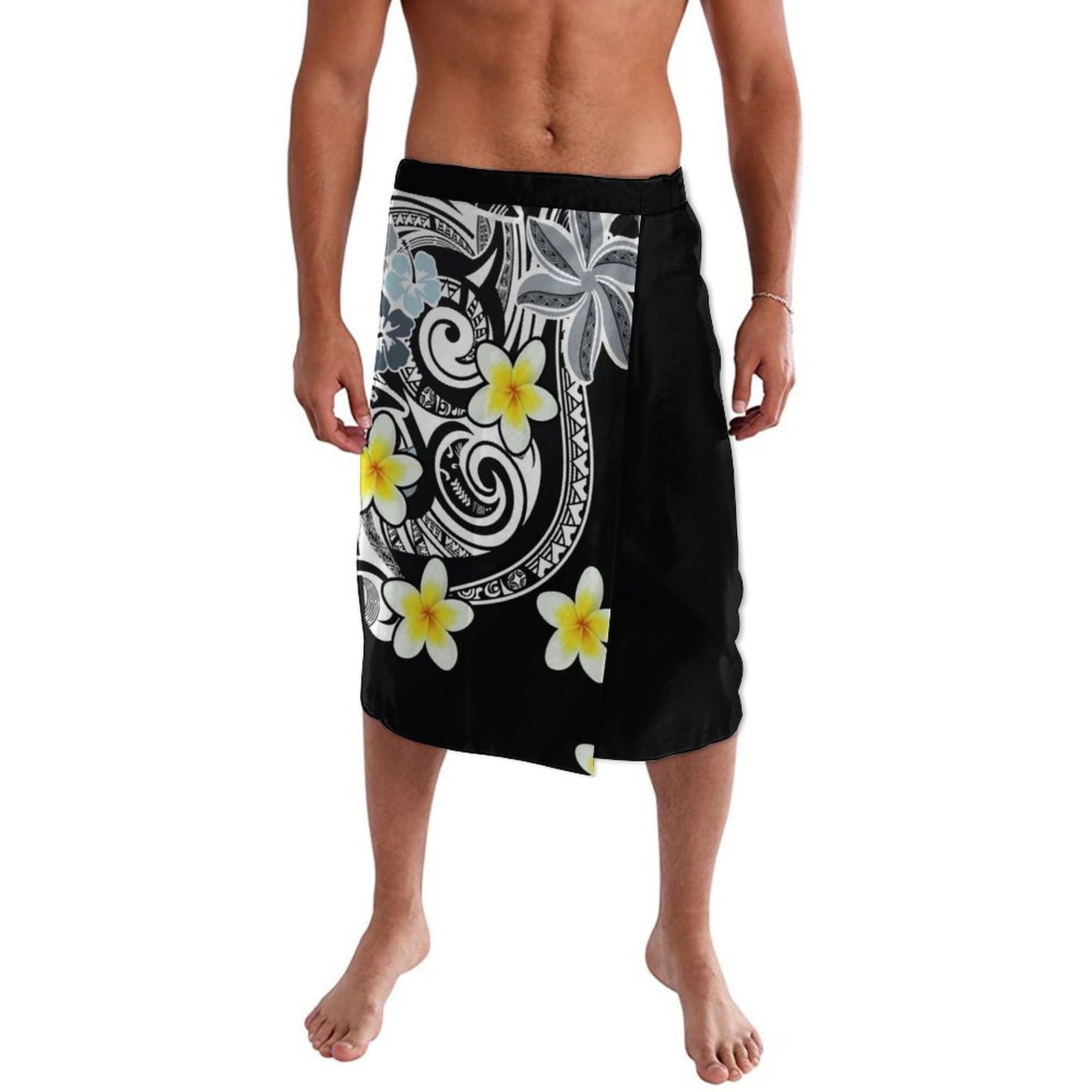 Sarong Men Wrap - Mode Samoan Polynesische Print Sarong Lavalava