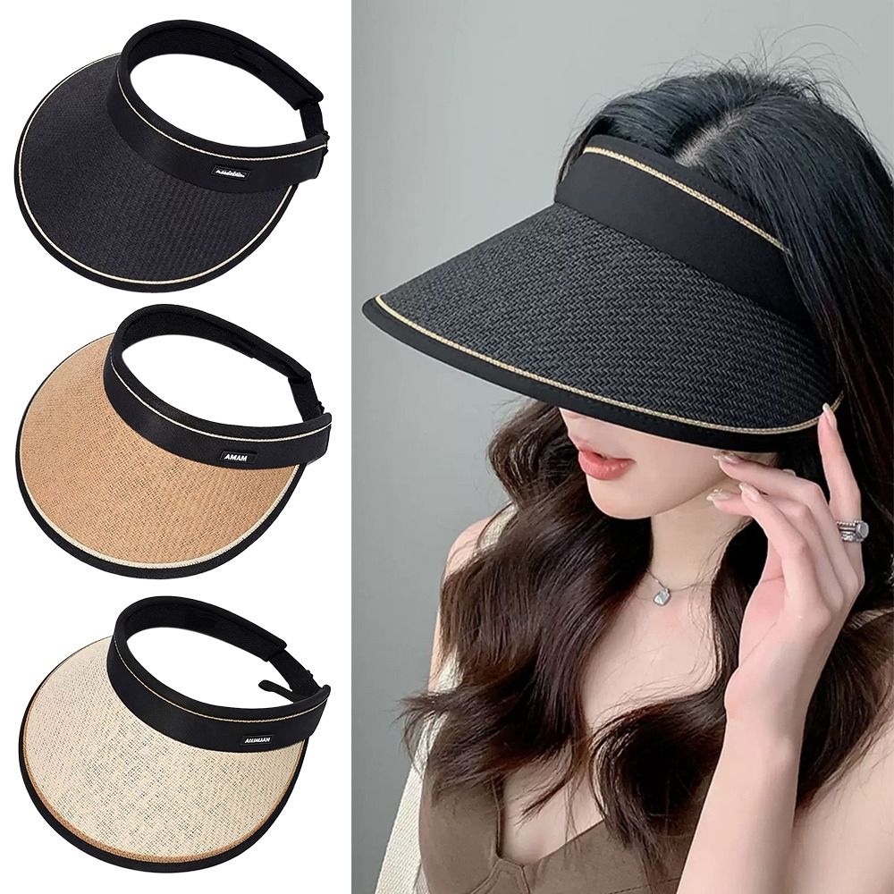 Opvouwbare hoed van geweven st - Bucket Hat Straw recensie en prijs