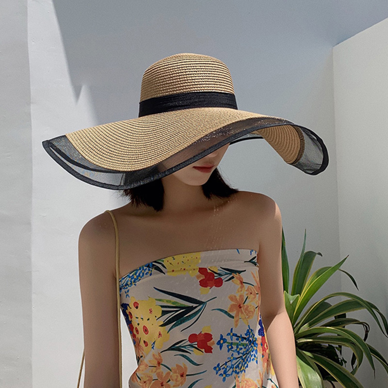 Dames Zonnehoed Grote Dakrand  - Bucket Hat Straw recensie en prijs